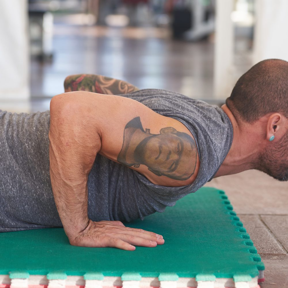 Allenamento in sala pesi